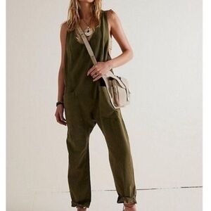 We The Free Moss Jumpsuit